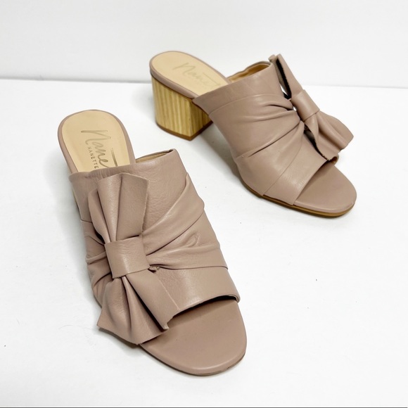 Nanette Lepore Shoes - Nannette Lepore blush pink open toe mules